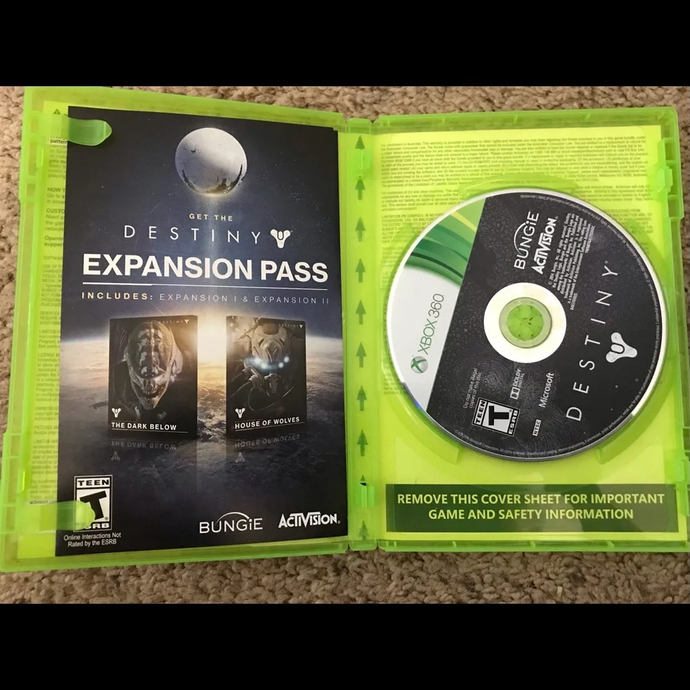 XBOX 360 Destiny video game